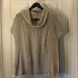 2X Worthing Cable Knit Cap Sleeve Sweater